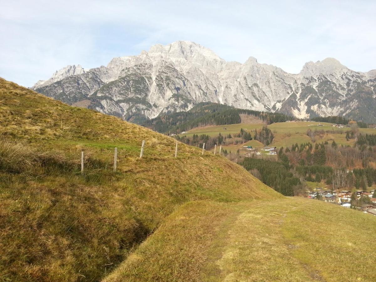 Ferienwohnung Schwarzbach Leogang Exteriör bild