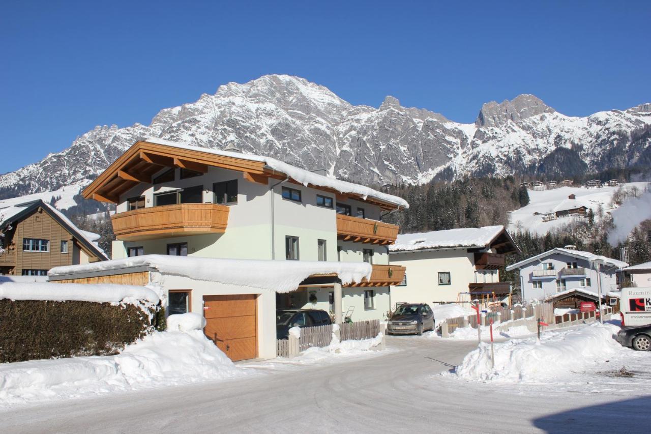 Ferienwohnung Schwarzbach Leogang Exteriör bild